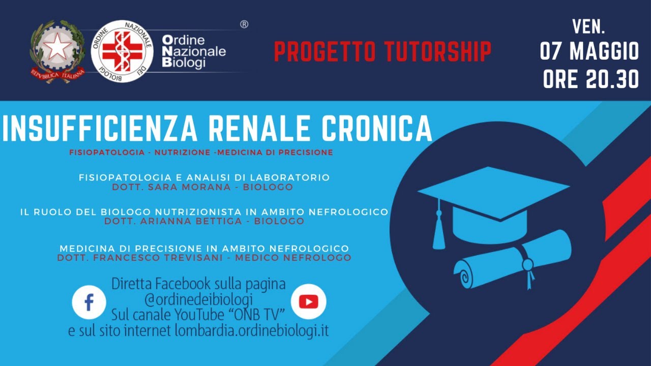 Webinar Progetto Tutorship: Insufficienza Renale Cronica