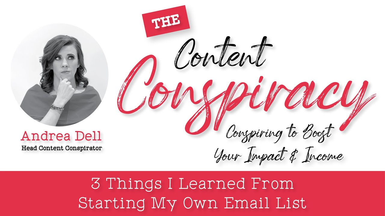 3 Things I Learned From Starting My Email List