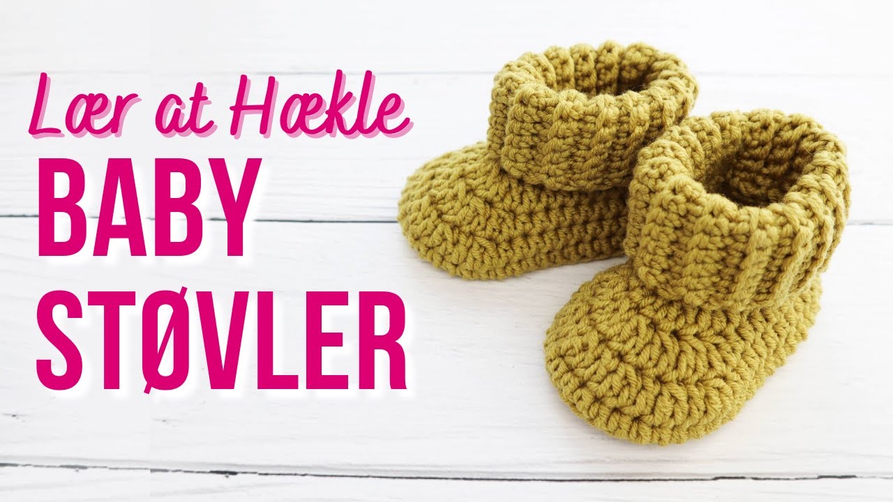 Lær at Hækle Baby Støvler | Trin for Trin
