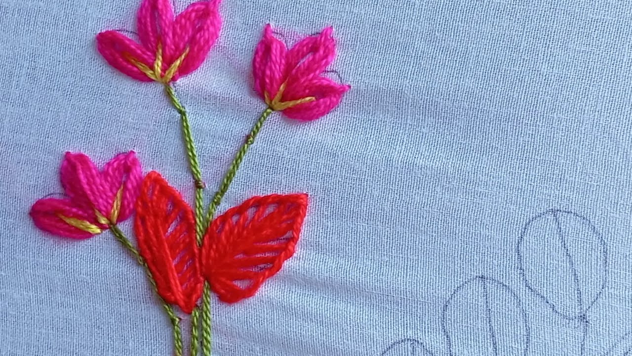 Beginners friendly hand embroidery design hand embroidery, embroidery work 