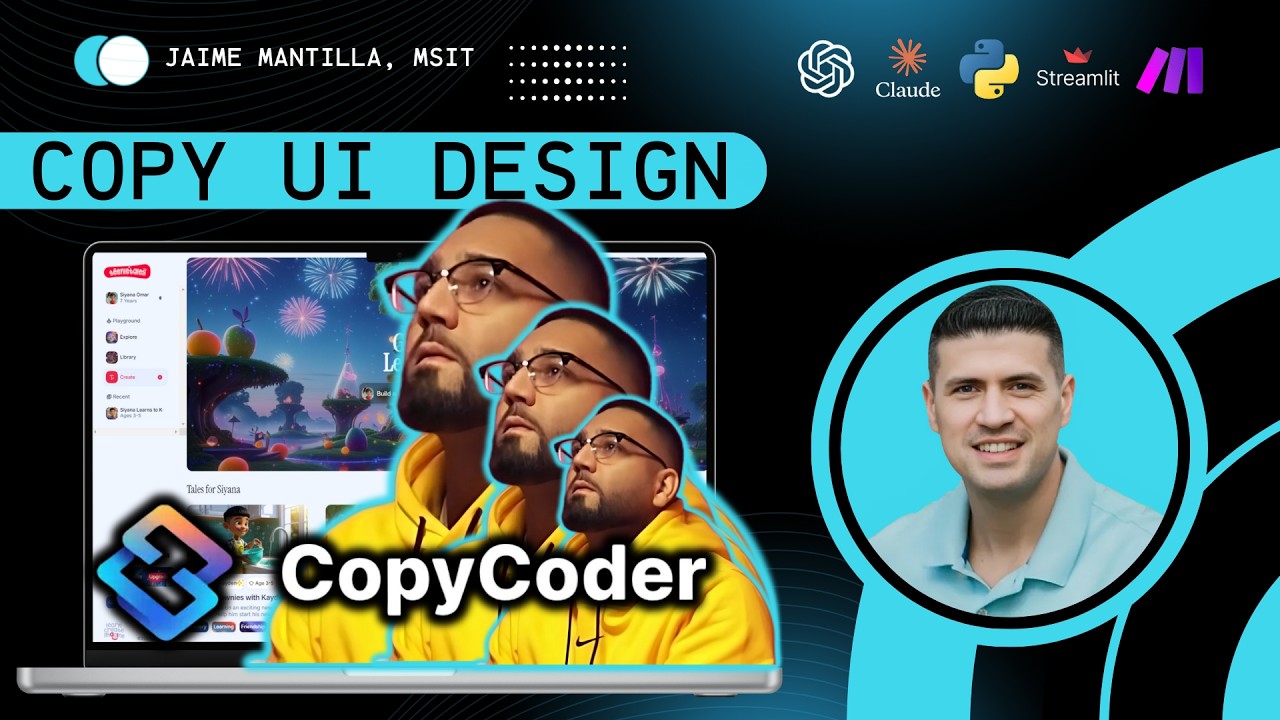 How To Copy Ui Design With CopyCoder + CURSOR Ai - Build Apps Using Ai 🤖