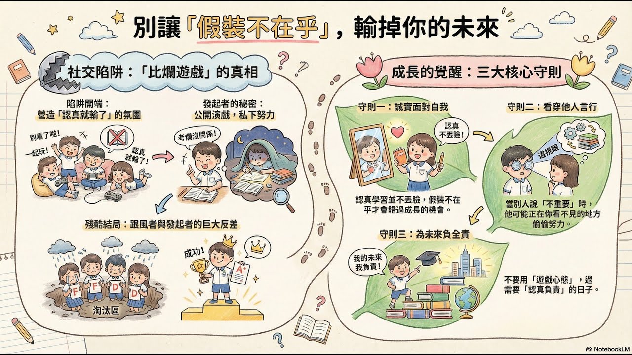 126【自我負責】別讓「假裝不在乎」，輸掉你的未來(解說)