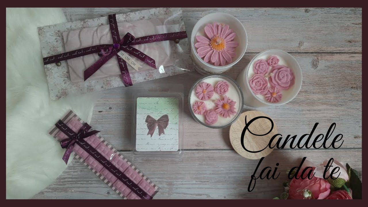 Candele in cera di soia fatte in casa.Fare candele/procedimento.Making candles.Idee regalo Natale.