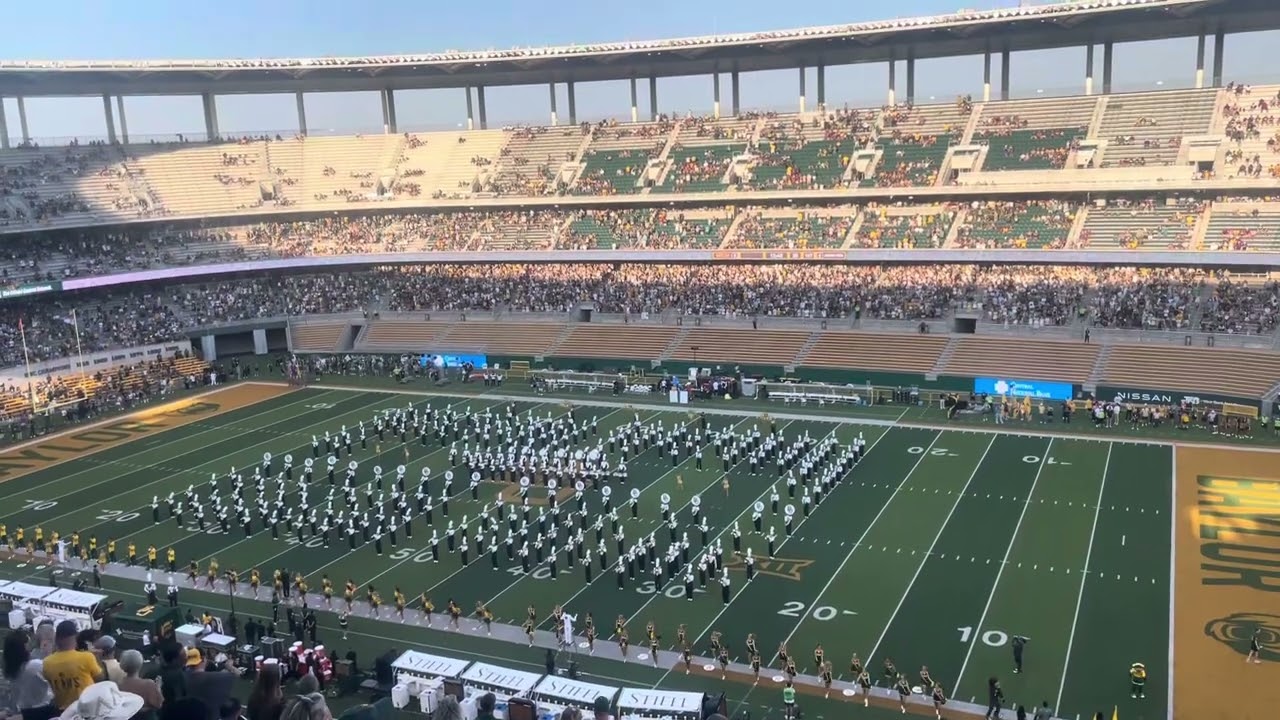 BUGWB; 9/20/25; Pre-Game; Transition out of &ldquo;Texas, Our Texas&rdquo;