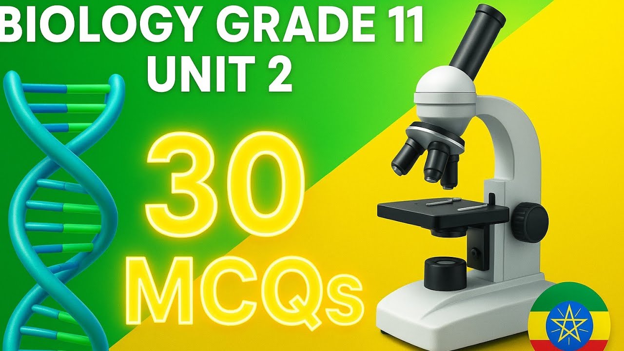 Biology Grade 11 Unit 2 – 30 MCQs on Characteristics of Animals #biology #grade11 #education #quiz
