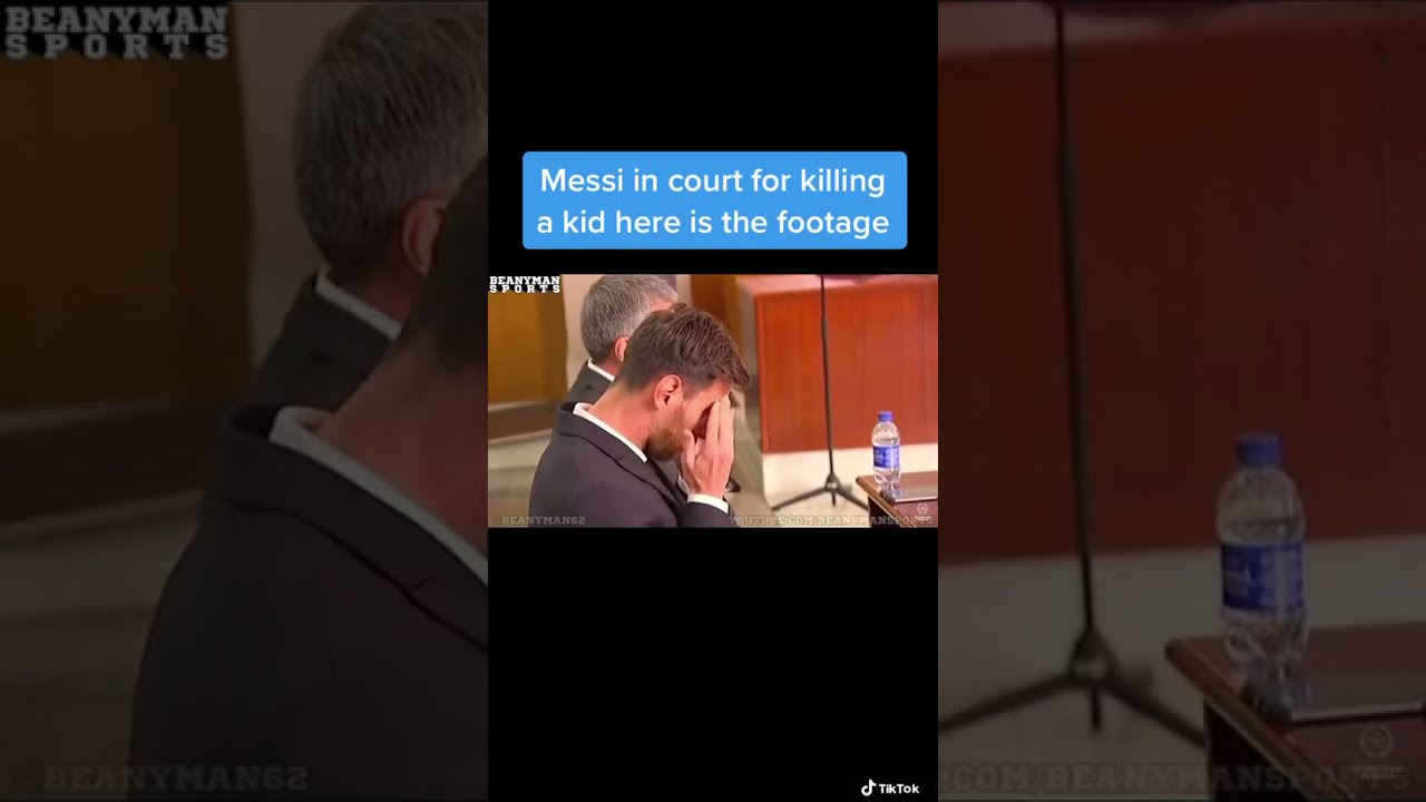 Messi in court for killing a kid here is the footage