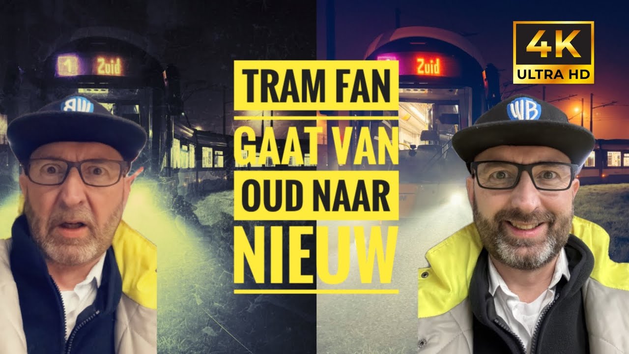 Tram Fan Gaat Van Oud Naar Nieuw!   4K