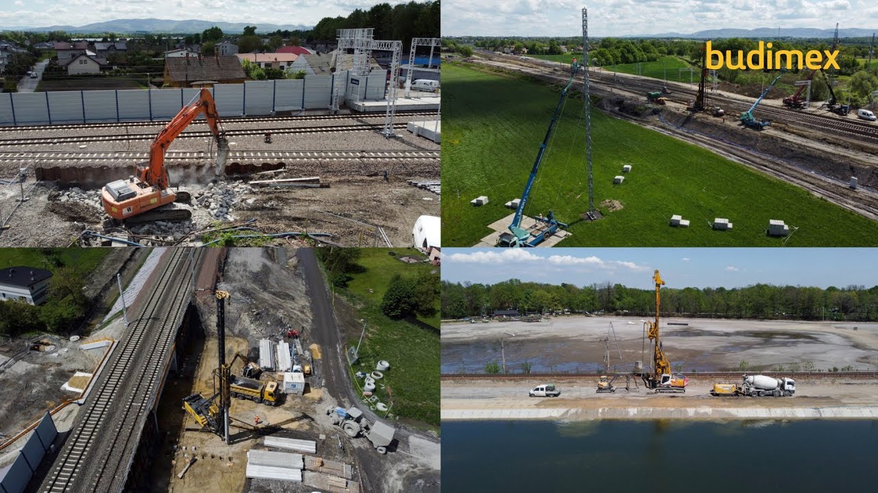 MAJ 2021 Realizacja robót budowlanych LOT C odc. most Wisła - Czechowice-Dziedzice - Zabrzeg
