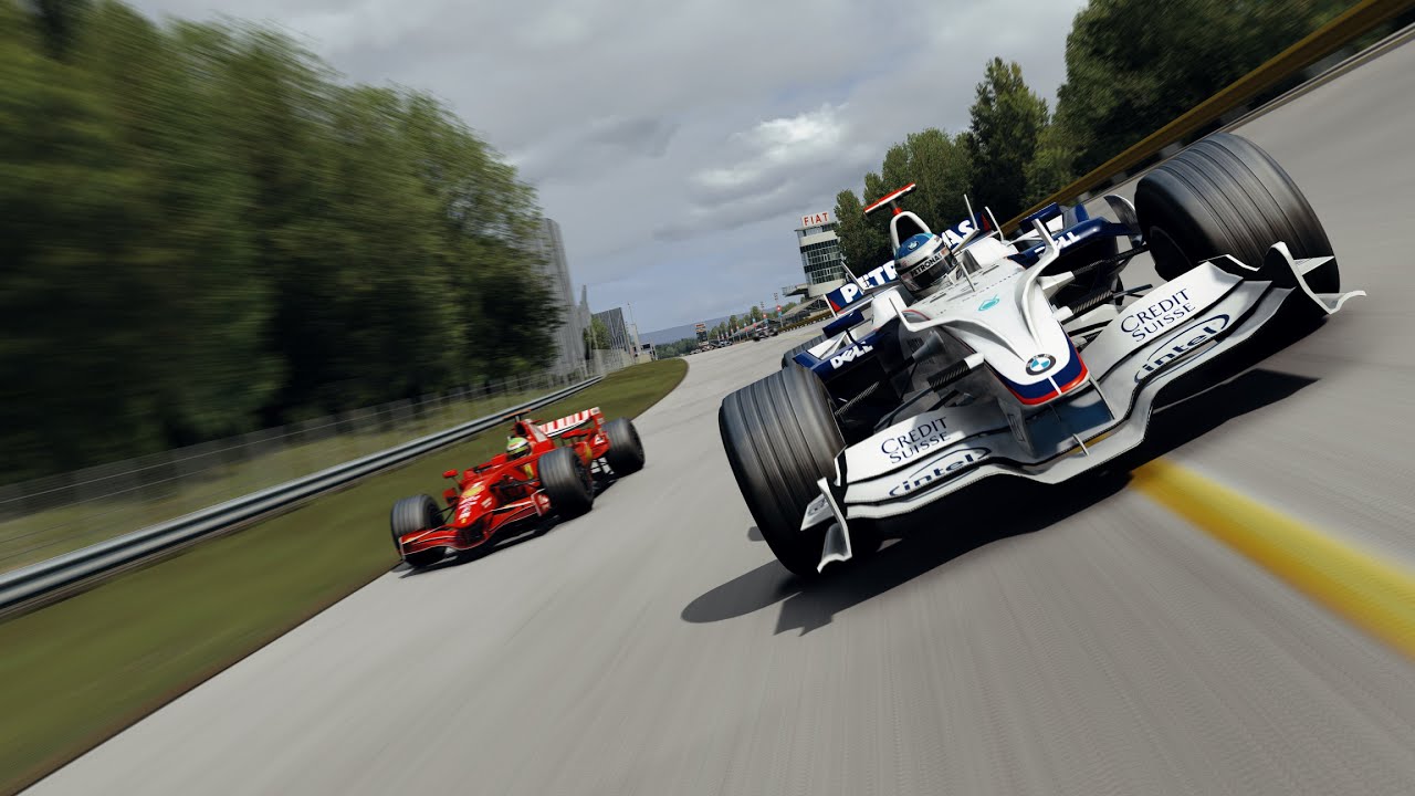 Modern Formula 1 Cars At OLD Monza Circuit Full Speed | Assetto Corsa Ultra Graphics 4k
