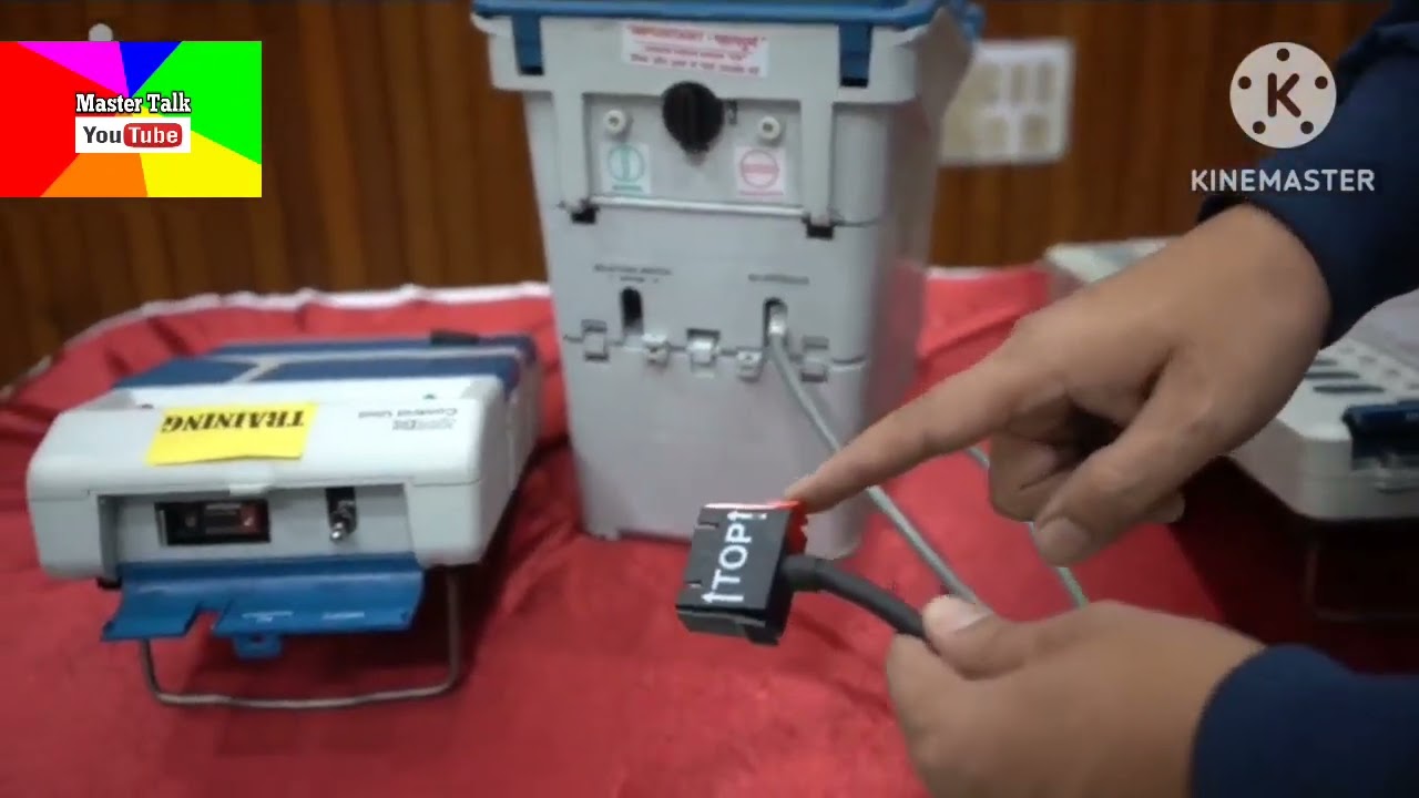Ballot Unit (BU) Control Unit (CU) & VVPAT Connection Training Video LS General Election 2024 ECI