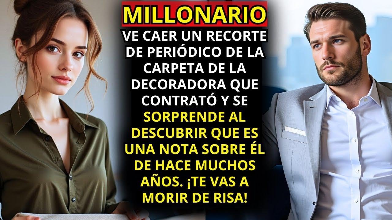 DESEÓ DESAPARECER CUANDO NOTÓ QUE SU JEFE VIO EL RECORTE DE PERIÓDICO QUE HABLABA DE ÉL...