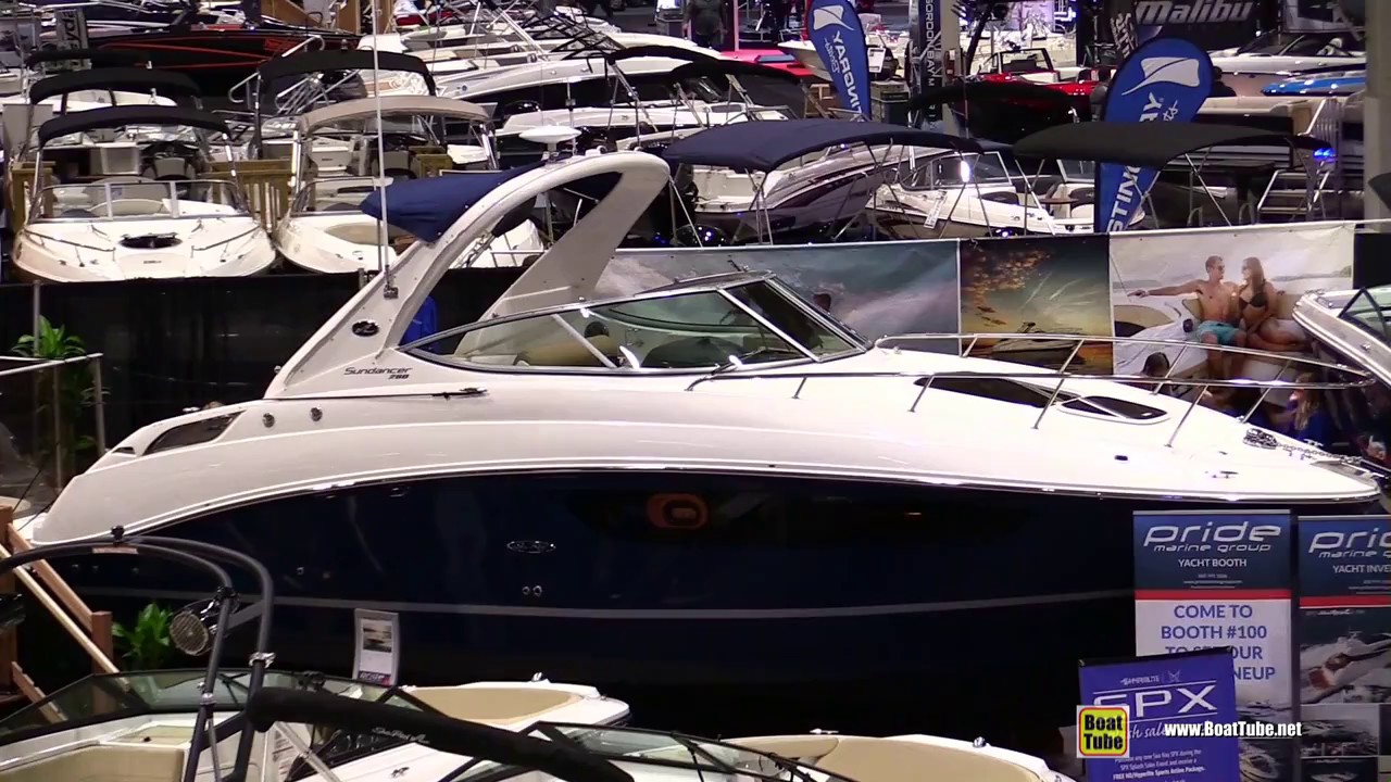 2017 Sea Ray 280 Sundancer Full Motor Yacht - Walkaround - 2017 Toronto Boat Show