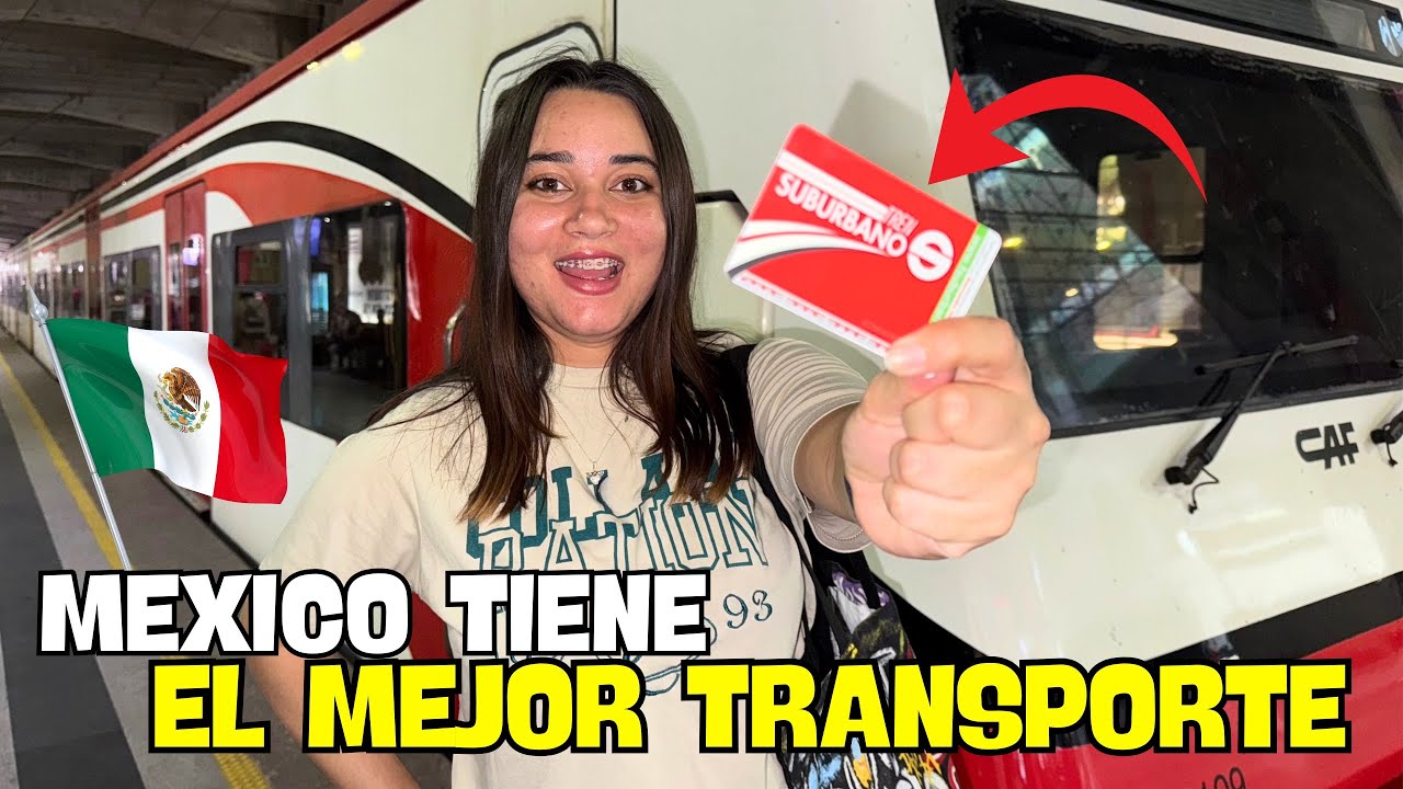 😱Aprendí a usar el TREN SUBURBANO de MÉXICO 🇲🇽 POR PRIMERA VEZ 😱