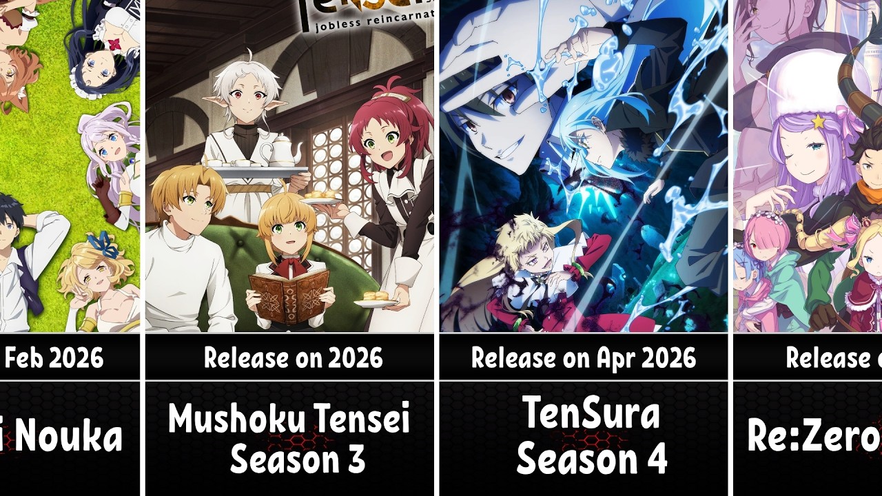 All Upcoming Isekai Anime for 2026