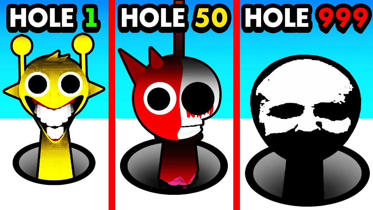 CURSED SPRUNKI vs HOLE