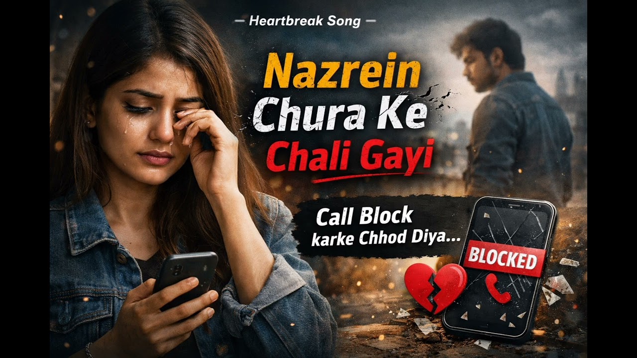 Nazrein Chura Ke Chali Gayi 💔 | Call Block Kar Diya | Heart Touching | Emotional Song (AI Generated)