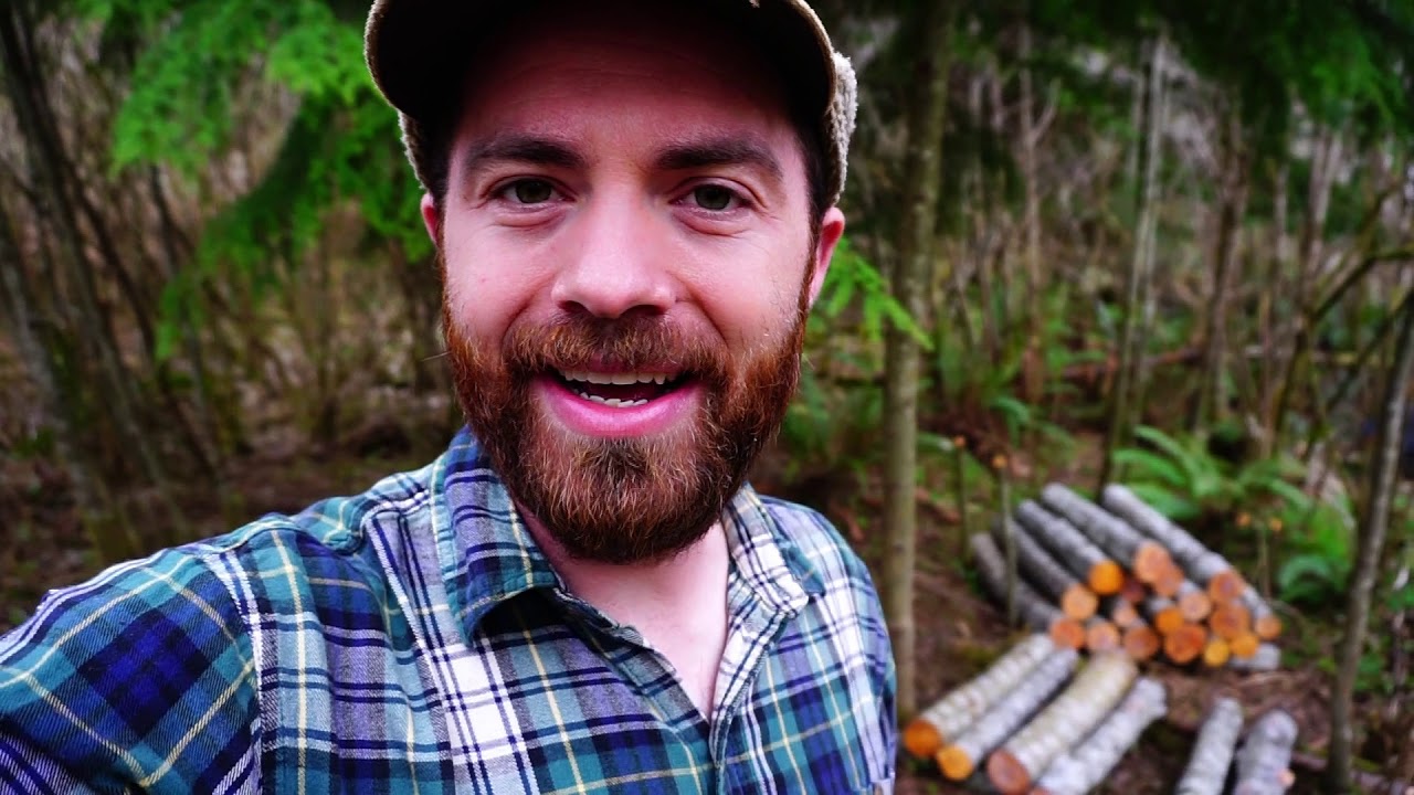 Growing Mushrooms on Alder Logs