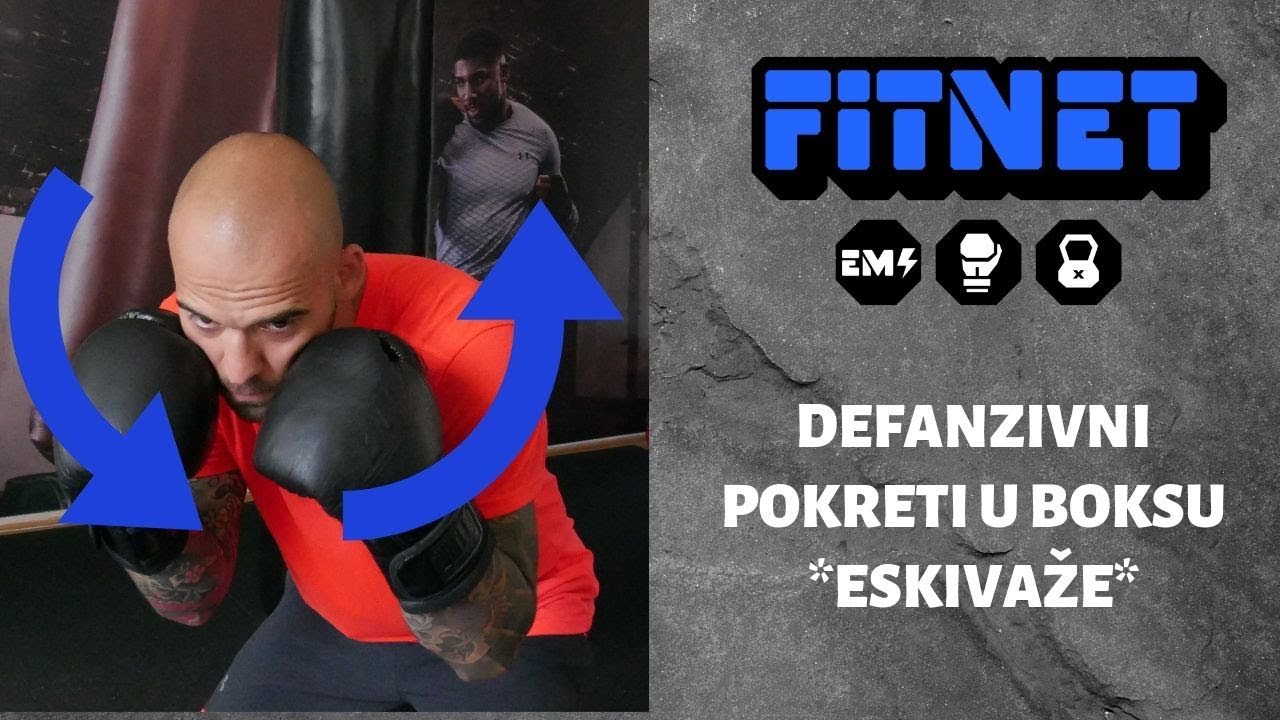 Boks tutorijal - Defanzivni pokreti telom - Eskivaže