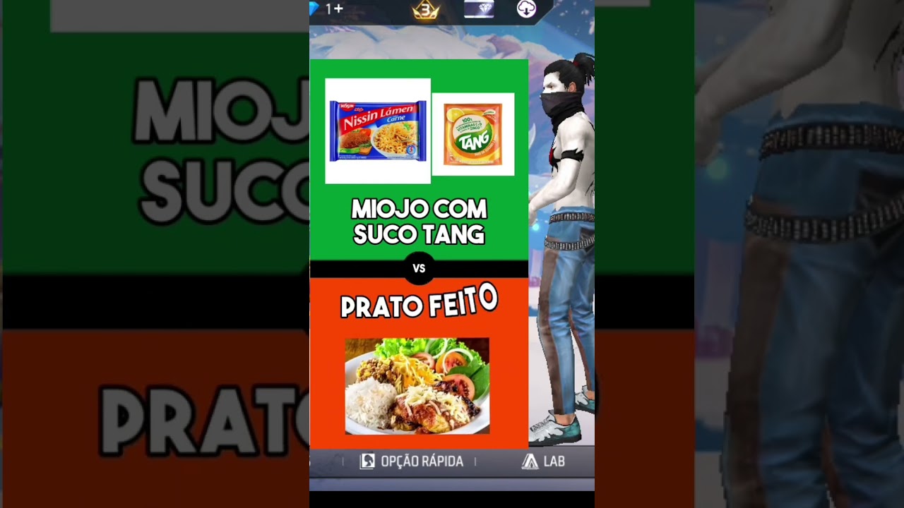 prefiro salgado e vcs? 