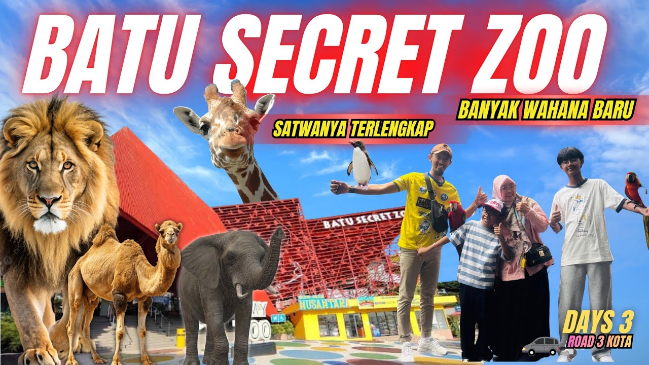 BATU SECRET ZOO , Banyak hewan baru, unik & Langka !? Jatim Park 2, Wisata Batu Malang