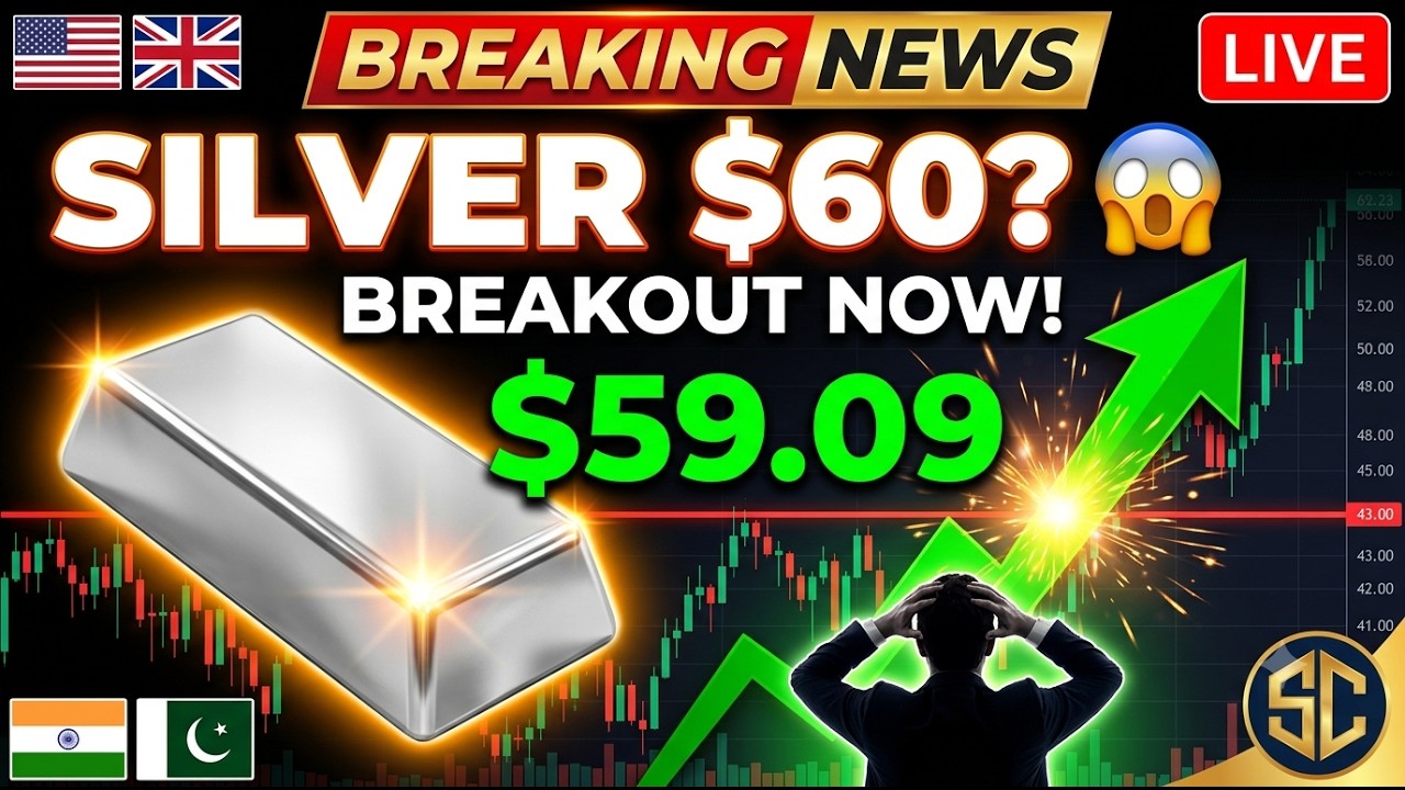🚨 Silver Price Today LIVE | Silver Near $60! Is the Next Bull Run About to Explode? | Global Market