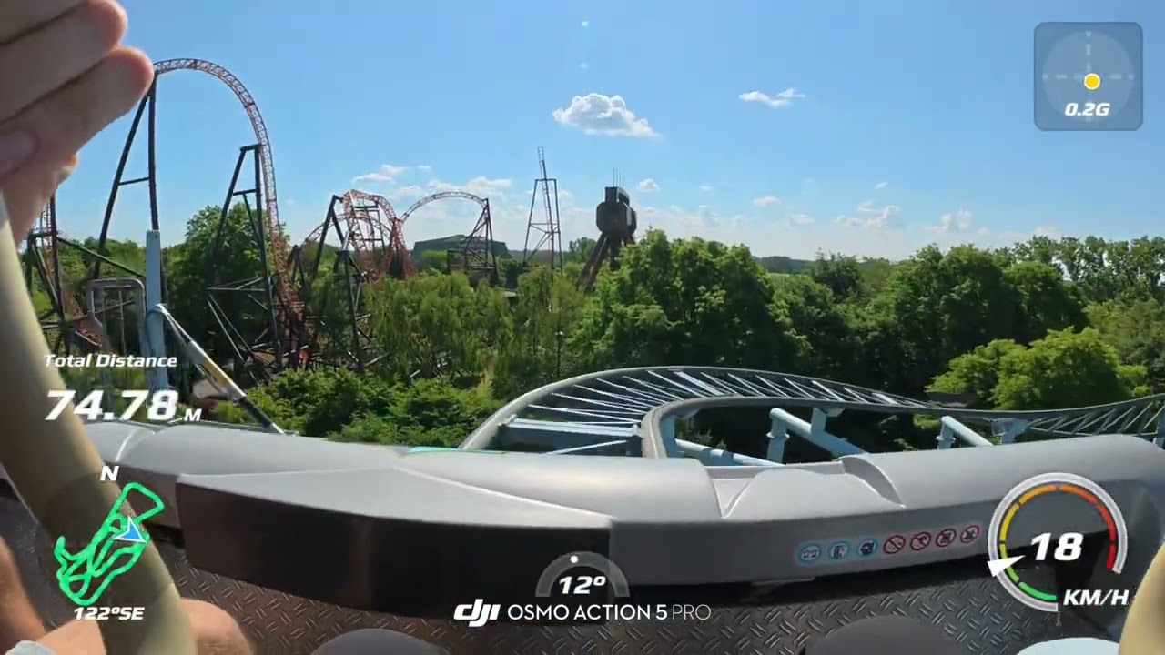Typhoon Bobbejaanland Front row pov