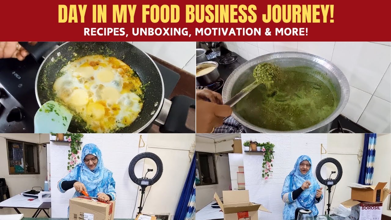 From Green Kheema to Garlic Egg: A Day in My Food Business Journey!