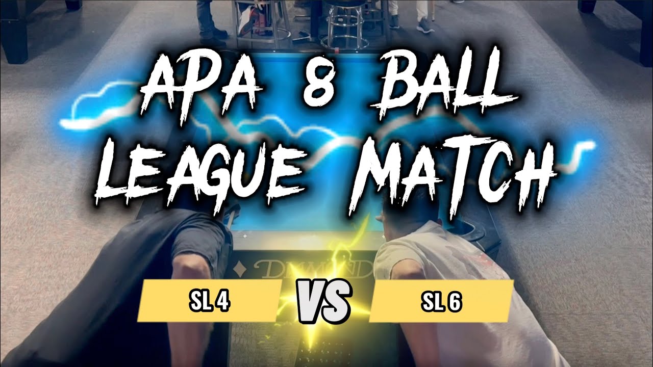 Матч Apa 8 Ball League$$ J Crew(SL6) против Ryan(SL4) #poolleague #бильярд #8ballpool #jcrew