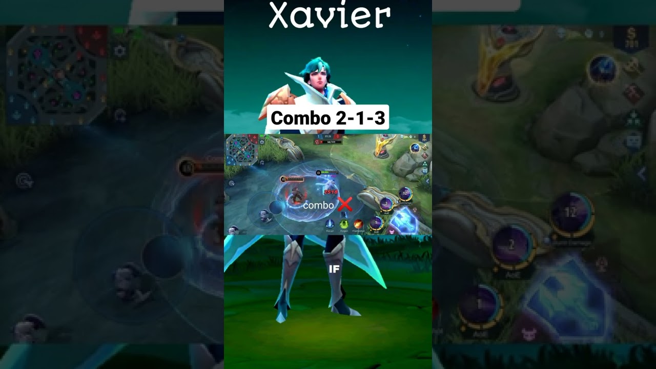 cara menggunakan hero Xavier dan combo nya wkwkw 🤣