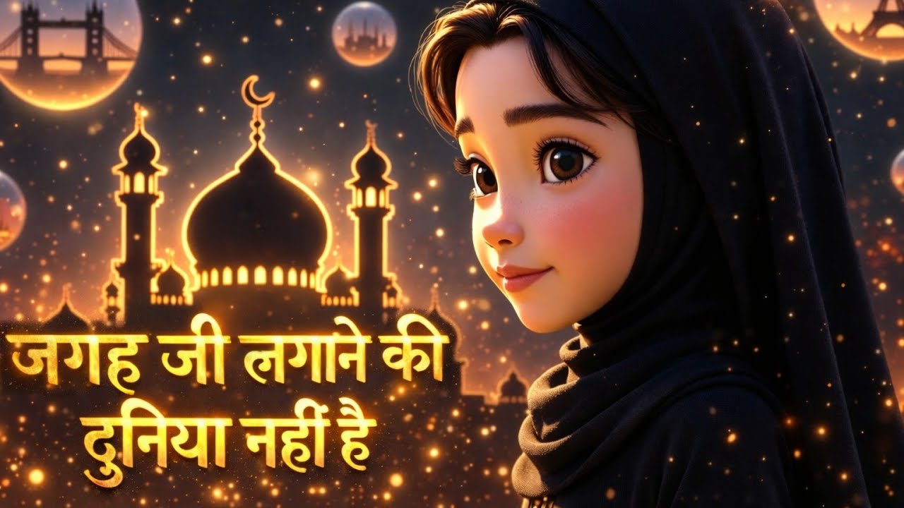 JAGHA JI LAGANE KI DUNIYA NAHIN HAI (NURSERY RHYMES HINDI) URDU NAAT (JAGA JI LAGANE KI DUNIYA NHI H