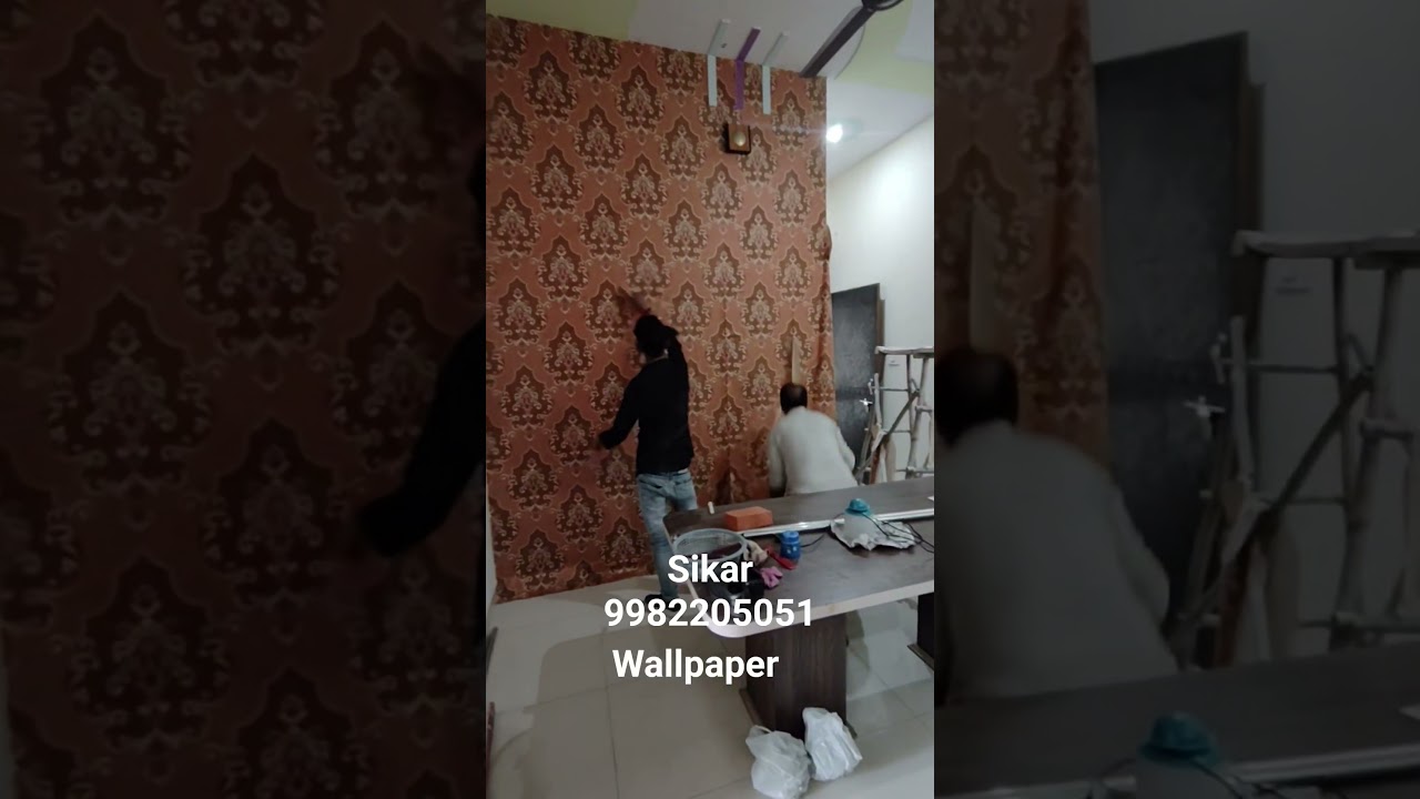 wallpaper done by tagala furnishing new kotwali rd sikar.at reenus