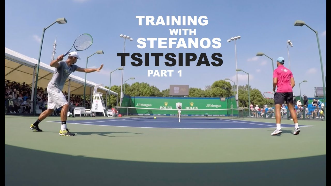 Training With Stefanos Tsitsipas - ATP Masters 1000 Shanghai | Part 1 (TENFITMEN)