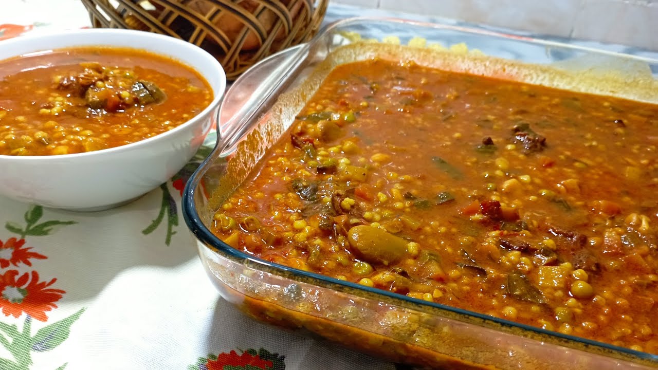 محمصة تونسية بالقديد و الخضرة 🇹🇳💯❤️😍😋