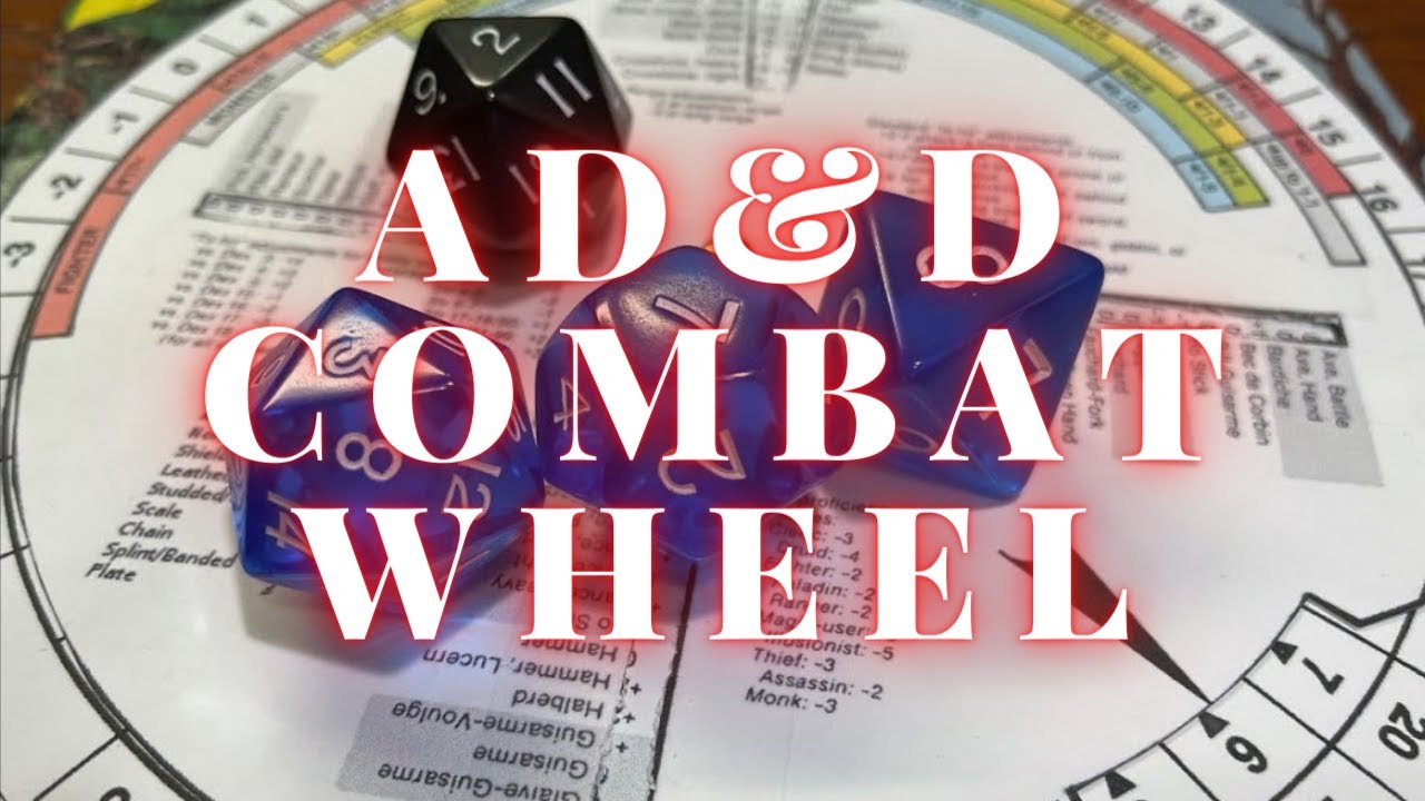 AD&D 1e Combat Calculator Combat Wheel