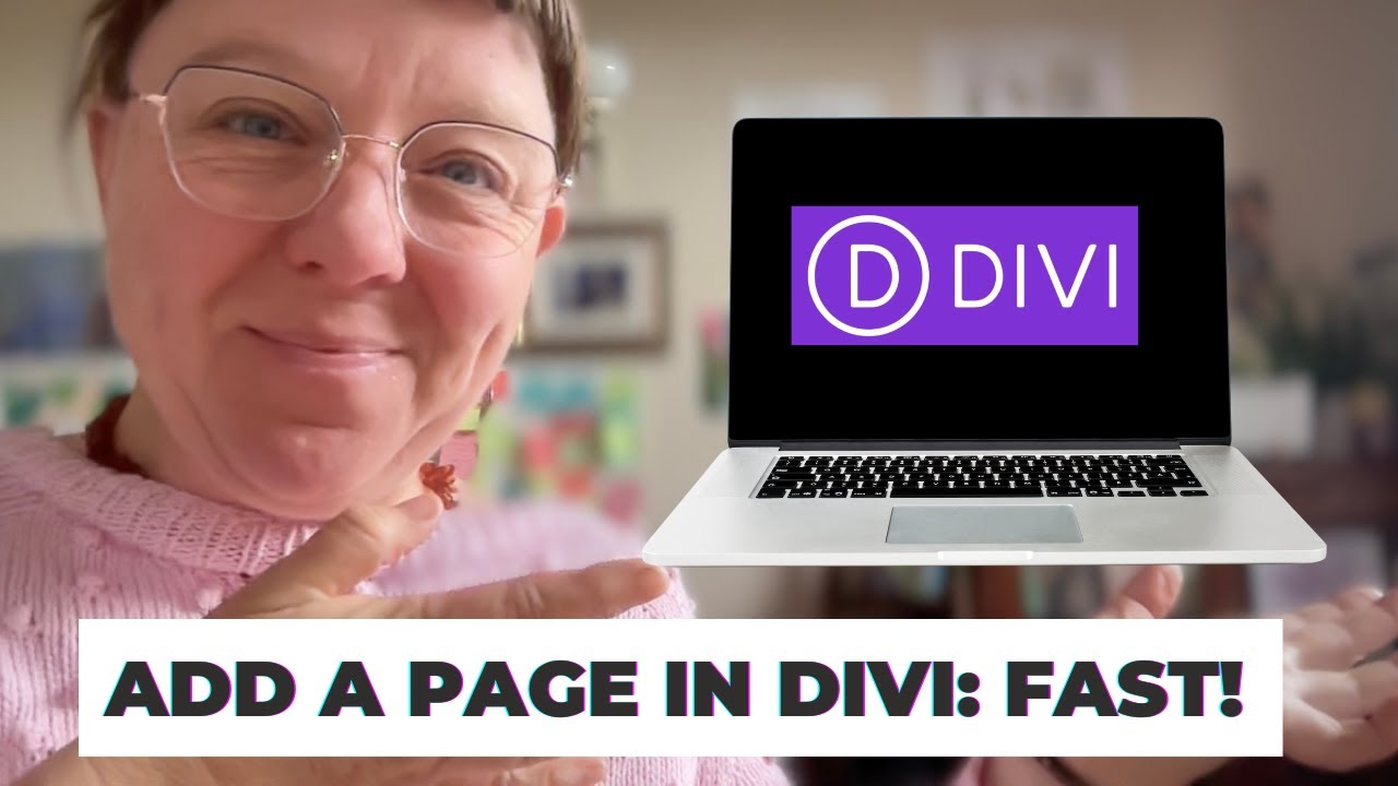 Divi Tutorial Add a Page and Navigation Menu in 5 Minutes