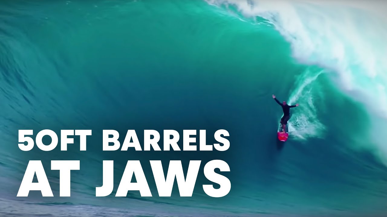 Kai Lenny & Co Surf 50ft Barrels | JAWS S1E17