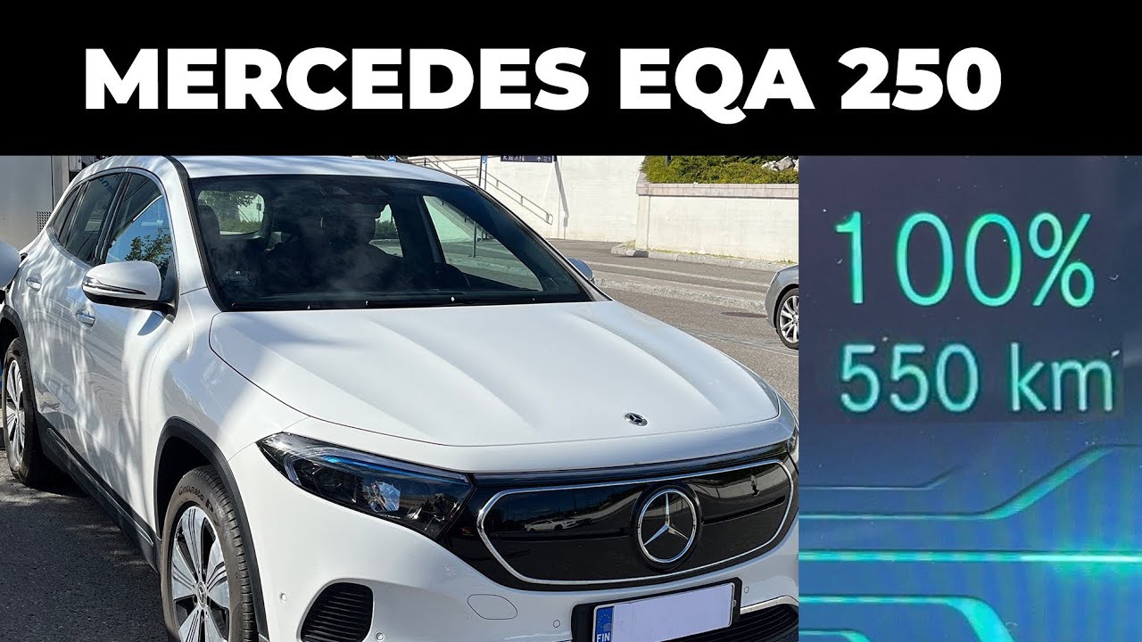 ⚡️Mercedes EQA 250 - 550 km Range - 100% Charge Test