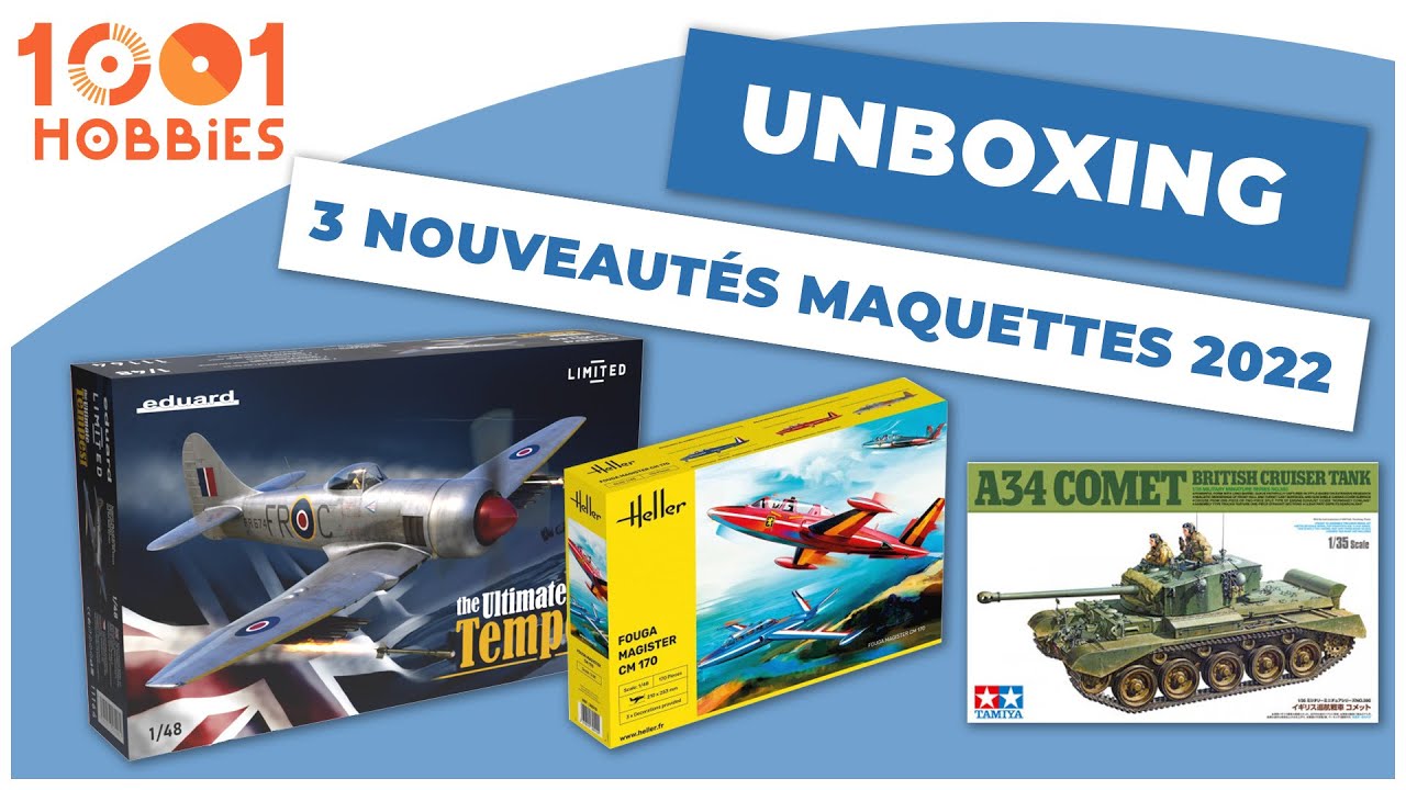S&eacute;lection de 3 nouveaut&eacute;s maquettes - D&eacute;cembre 2022