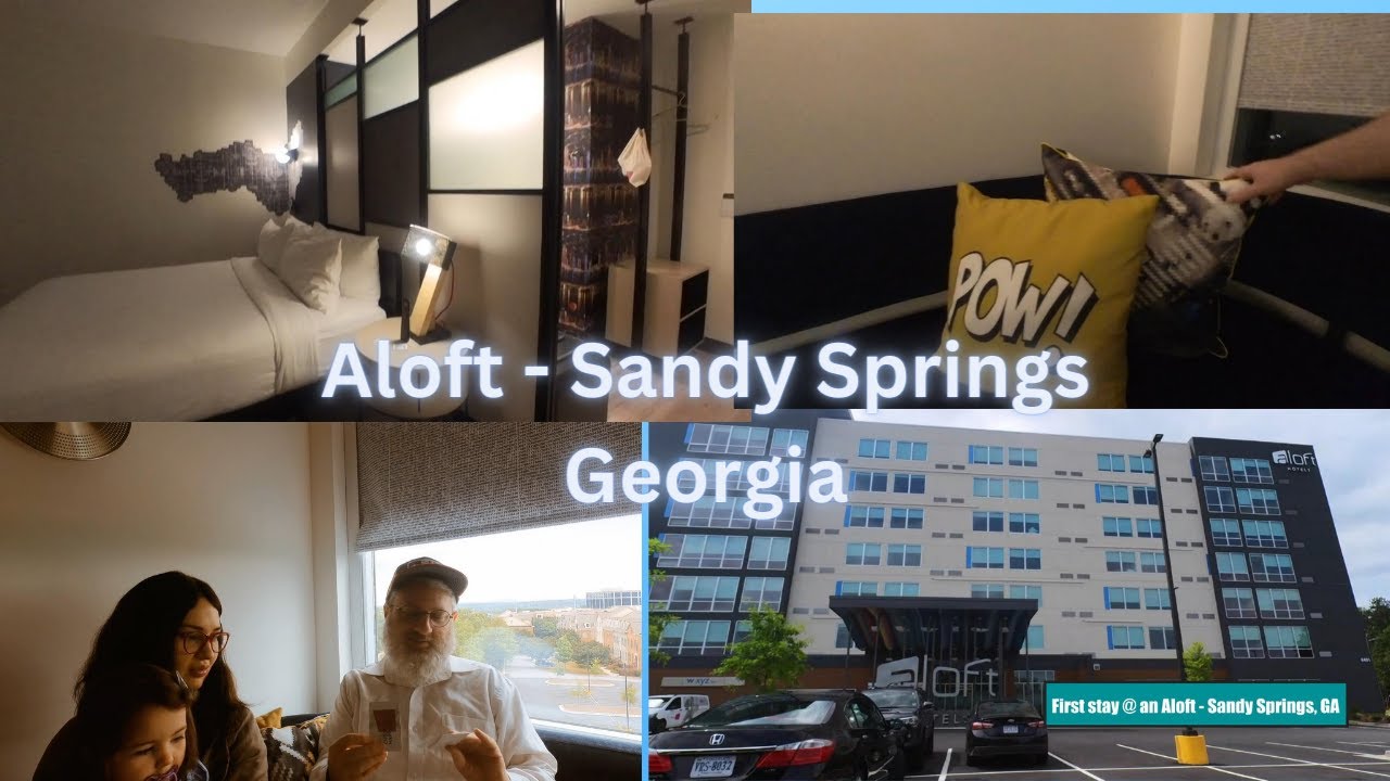 I stayed at a hip and artsy chain hotel - Aloft Hotel - Sandy Springs (atlanta) Georgia