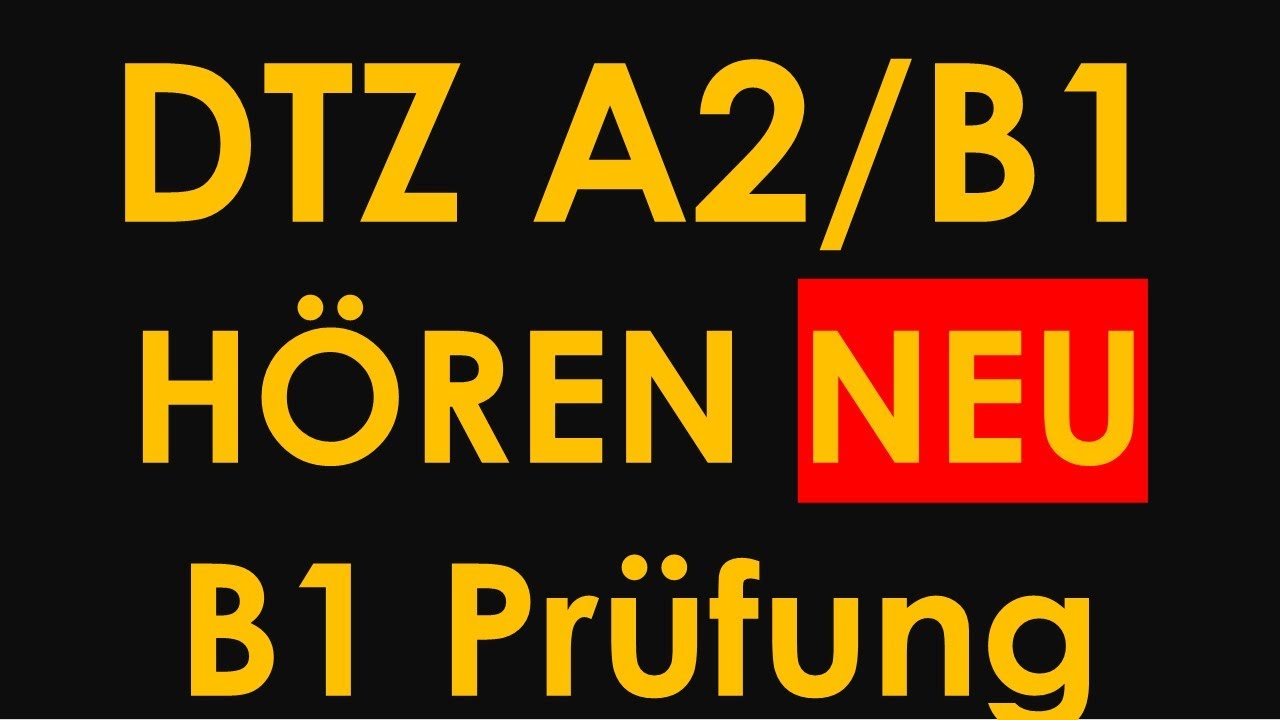 DTZ B1 Hören, Prüfung B1 Neu #dtz #dtzb1 #dtzhören #dtzb1 #gastdtz #gastb1 #b1hören #hörenb1