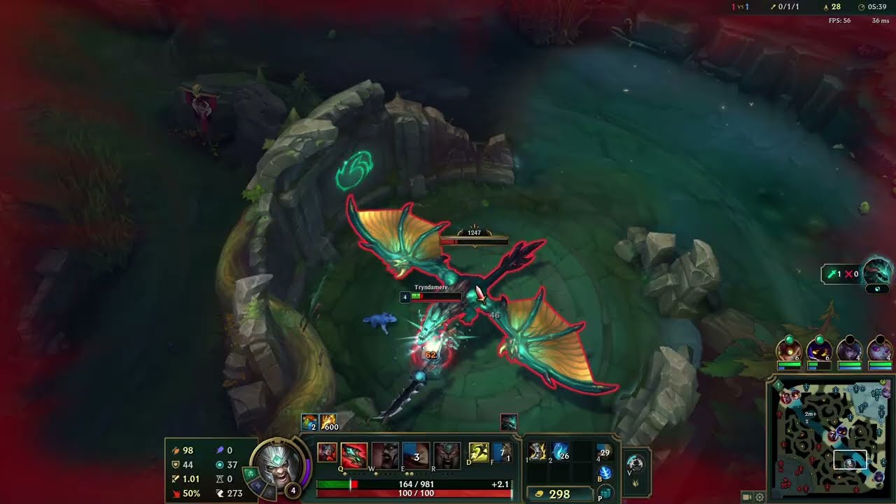 Tryndamare jungle ranked gameplay