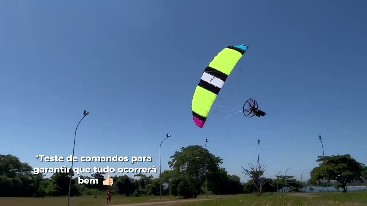 Tutorial como lançar um Paramotor RC