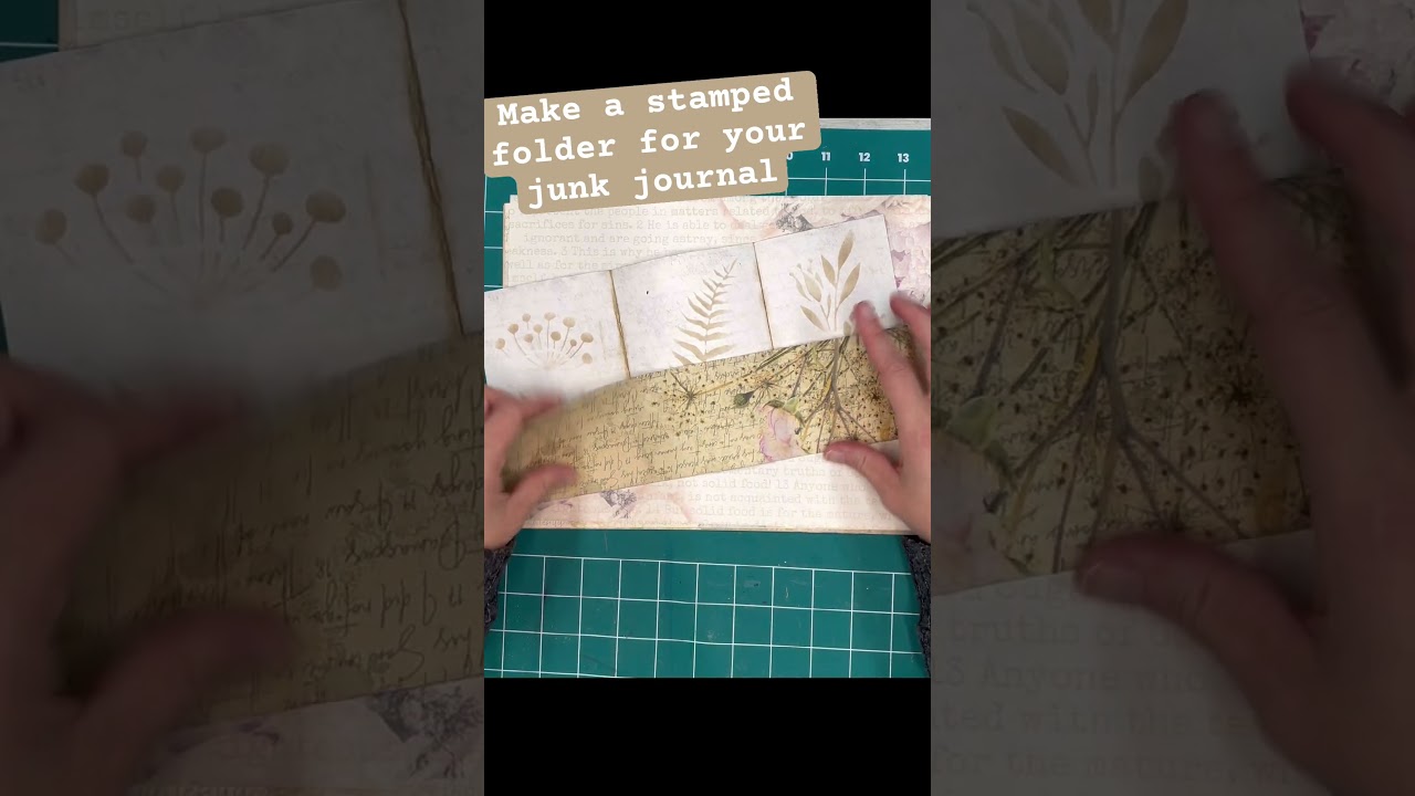 Super easy trifold made from one piece of paper. 