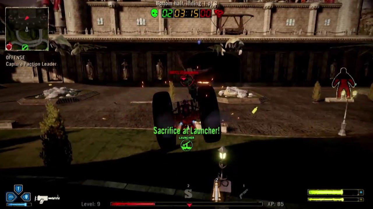 Twisted Metal PS3, Axel, ONLINE Nuke Mode Thrills 'n Spills Part 1/2 15/03/11