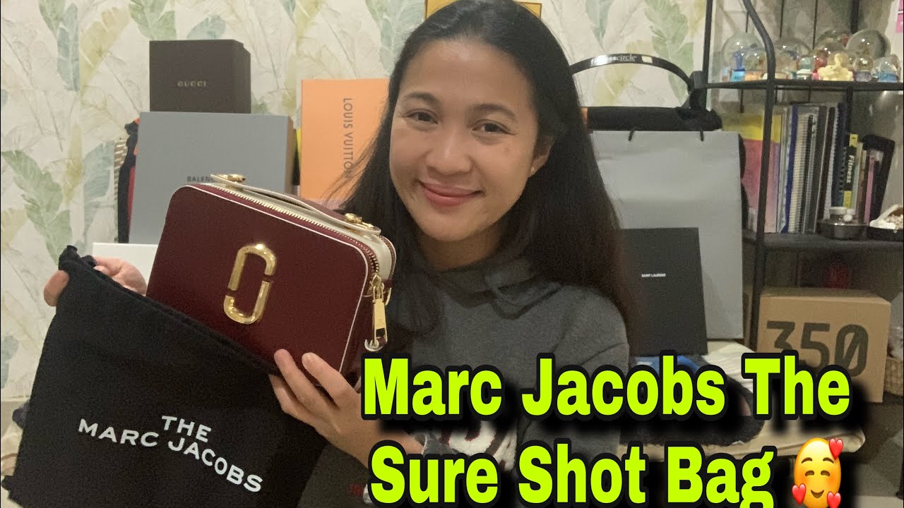Marc Jacobs The Sure Shot Bag Unboxing/Review Vs Snapshot
