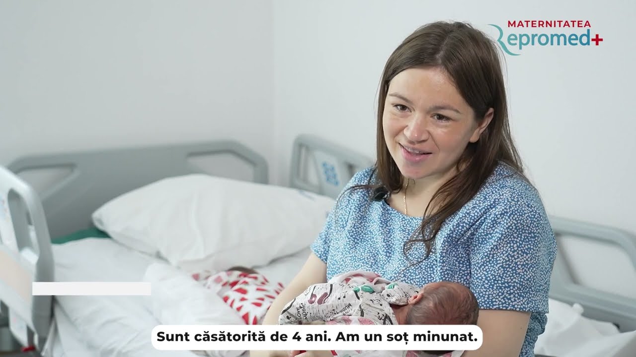 Povestea unei nașteri gemelare, la Maternitatea Repromed