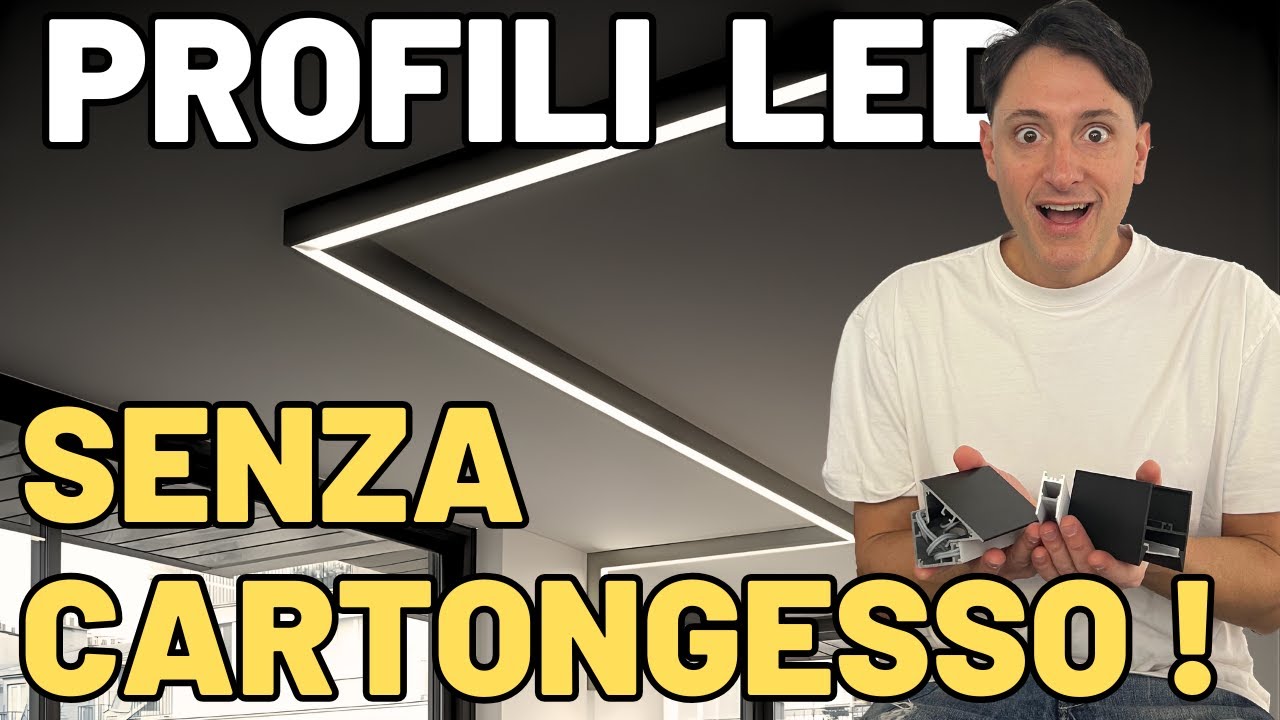 Tutti i Profili LED Soffitto e Parete Senza Cartongesso | Aggiornamento 2025