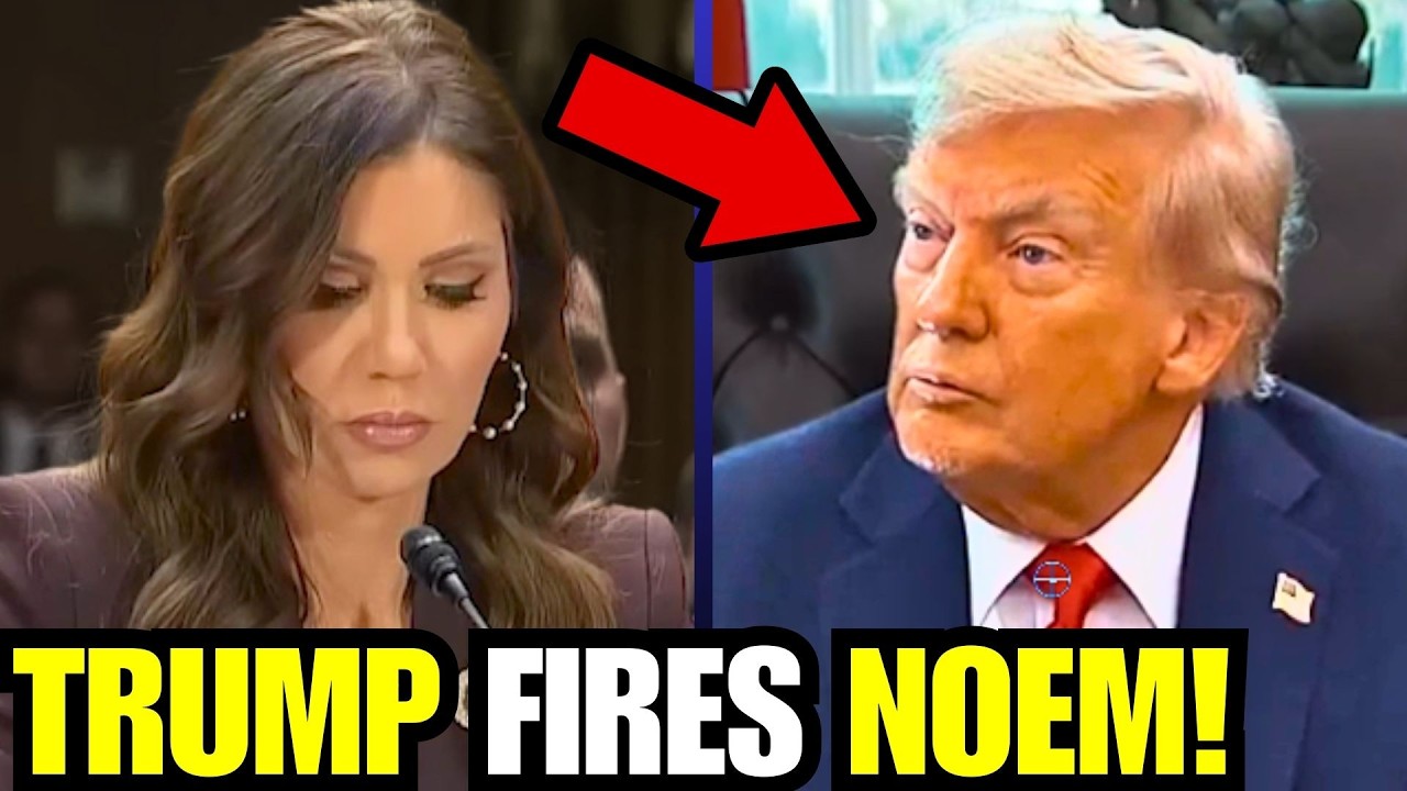 🚨 Trump OFFICIALLY FIRES Kristi Noem