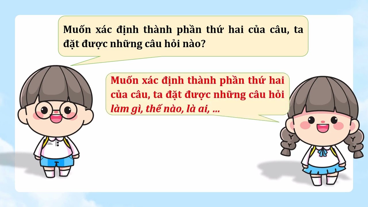 TV LTVCT20 HAI THÀNH PHẦN CHÍNH CỦA CÂU