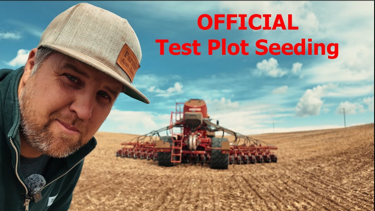 Seeding Research Plots for Replenish Nutrients With our Horsch Avatar No-Till Drill